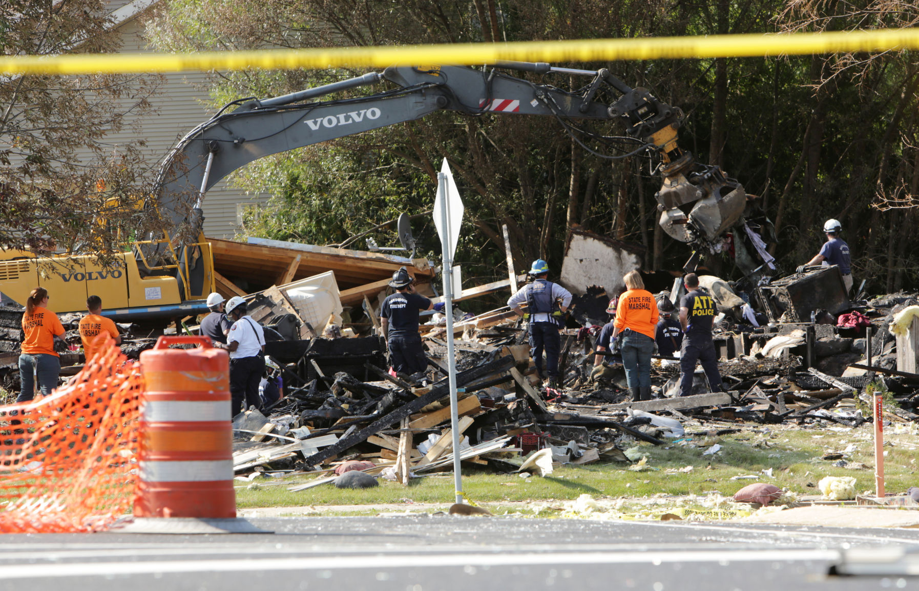 Scene of explosion